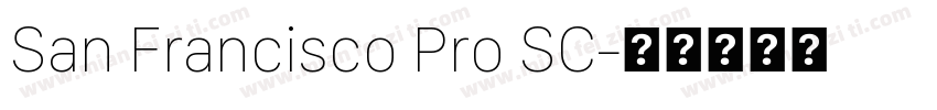 San Francisco Pro SC字体转换